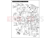 Harley-Davidson 2006 SIDECAR FLHT/I SIDECAR  - SIDECAR FOR FLHT/I MAIN WIRING HARNESS, FLHT & FLHX (3 OF 3)