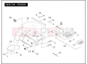 Harley-Davidson 2006 SIDECAR FLHTC/I SIDECAR  - SIDECAR FOR FLHTC/I SIDECAR FENDER