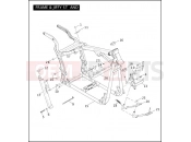 HARLEY-DAVIDSON SOFTAIL DEUCE  - FXSTD FRAME & JIFFY STAND