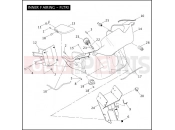 Harley-Davidson 2006 TOURING ROAD KING CUSTOM  - FLHRS INNER FAIRING - FLTRI