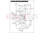 Harley-Davidson 2006 TOURING STREET GLIDE  - FLHX WIRING HARNESS, INTERCONNECT - FLHT & FLHX