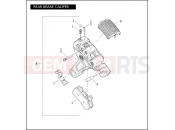 Harley-Davidson 2006 VRSC VRSCA V-ROD  - VRSCA REAR BRAKE CALIPER