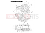 Harley-Davidson 2006 VRSC VRSCA V-ROD  - VRSCA 105 CRANKCASE - UPPER & LOWER