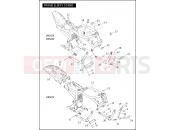 Harley-Davidson 2006 VRSC VRSCA V-ROD  - VRSCA 105 FRAME & JIFFY STAND