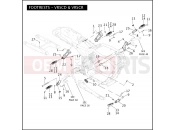 Harley-Davidson 2006 VRSC VRSCD NIGHT ROD  - VRSCD 105 FOOTRESTS - VRSCD & VRSCR