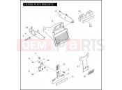 HARLEY-DAVIDSON DYNA SUPER GLIDE CUSTOM  - FXDC LICENSE PLATE BRACKETS