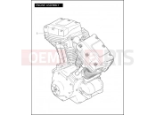 HARLEY-DAVIDSON DYNA SUPER GLIDE CUSTOM  - FXDCI ENGINE ASSEMBLY - TWIN CAM 88â¢