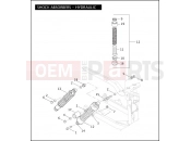 HARLEY-DAVIDSON DYNA SUPER GLIDE  - FXDI SHOCK ABSORBERS - HYDRAULIC