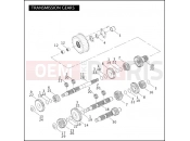Harley-Davidson 2005 DYNA DYNA WIDE GLIDE  - FXDWG TRANSMISSION GEARS