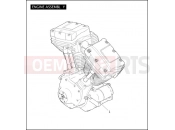 Harley-Davidson 2005 SIDECAR FLHTC/I SIDECAR  - SIDECAR FOR FLHTC/I ENGINE ASSEMBLY - TWIN CAM 88â¢