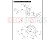 Harley-Davidson 2005 SIDECAR FLHTC/I SIDECAR  - SIDECAR FOR FLHTC/I SPEEDOMETER & TACHOMETER - FLTRI