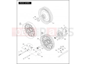 Harley-Davidson 2005 SOFTAIL FAT BOY  - FLSTF FRONT WHEEL (2 OF 2)