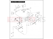 Harley-Davidson 2005 SOFTAIL FAT BOY  - FLSTFI FUEL TANK - CARBURETOR
