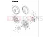 Harley-Davidson 2005 SOFTAIL SOFTAIL STANDARD  - FXST REAR WHEEL