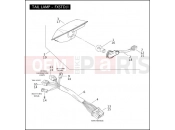 HARLEY-DAVIDSON SOFTAIL DEUCE  - FXSTD TAIL LAMP - FXSTD/I