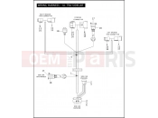 Harley-Davidson 2005 TOURING ROAD KING CUSTOM  - FLHRS WIRING HARNESS - ULTRA SIDECAR