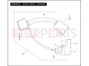 Harley-Davidson 2005 TOURING ELECTRA GLIDE CLASSIC  - FLHTC HARNESS, BANK ANGLE SENSOR