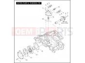 Harley-Davidson 2005 VRSC VRSCA V-ROD  - VRSCA WATER PUMP & THERMOSTAT