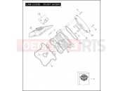 Harley-Davidson 2005 VRSC VRSCA V-ROD 98  - VRSCA 98 CAM COVERS - FRONT SHOWN