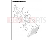 Harley-Davidson 2005 VRSC VRSCA V-ROD 98  - VRSCA 98 COOLANT HOSES / BOTTLE