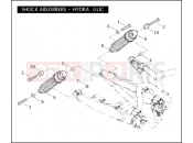 Harley-Davidson 2005 VRSC VRSCB V-ROD  - VRSCB SHOCK ABSORBERS - HYDRAULIC