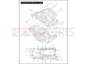 Harley-Davidson 2005 VRSC VRSCB V-ROD 98  - VRSCB 98 CRANKCASE - UPPER & LOWER