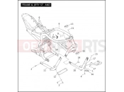 Harley-Davidson 2005 VRSC VRSCB V-ROD 98  - VRSCB 98 FRAME & JIFFY STAND