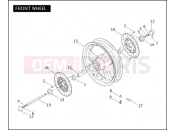 Harley-Davidson 2004 CVO/CUSTOM CVO SOFTAIL DEUCE  - FXSTDSE2 FRONT WHEEL