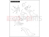 Harley-Davidson 2004 DYNA DYNA WIDE GLIDE  - FXDWG SEATS & SISSY BAR