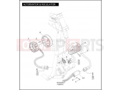 Harley-Davidson 2004 POLICE DYNA DEFENDER  - FXDP ALTERNATOR & REGULATOR