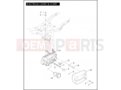 Harley-Davidson 2004 POLICE DYNA DEFENDER  - FXDP ELECTRICAL CADDY & COVER