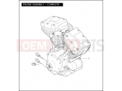Harley-Davidson 2004 POLICE DYNA DEFENDER  - FXDP ENGINE ASSEMBLY - COMPLETE - TWIN CAM 88â¢