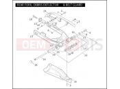 Harley-Davidson 2004 POLICE DYNA DEFENDER  - FXDP REAR FORK, DEBRIS DEFLECTOR & BELT GUARD