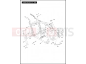 Harley-Davidson 2004 SOFTAIL NIGHT TRAIN  - FXSTB FRAME & JIFFY STAND