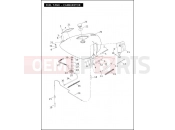 Harley-Davidson 2004 SOFTAIL NIGHT TRAIN  - FXSTBI FUEL TANK - CARBURETOR