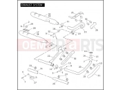 Harley-Davidson 2004 TOURING ELECTRA GLIDE STANDARD  - FLHT EXHAUST SYSTEM (1 OF 2)