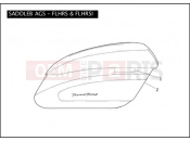 Harley-Davidson 2004 TOURING ELECTRA GLIDE CLASSIC  - FLHTC SADDLEBAGS - FLHRS & FLHRSI