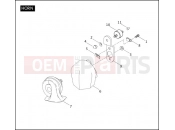 Harley-Davidson 2004 TOURING ELECTRA GLIDE CLASSIC  - FLHTCI HORN