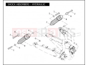 Harley-Davidson 2004 VRSC VRSCA V-ROD  - VRSCA SHOCK ABSORBERS - HYDRAULIC