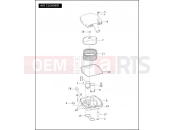 Harley-Davidson 2004 VRSC VRSCA V-ROD 98  - VRSCA 98 AIR CLEANER