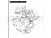 Harley-Davidson 2004 VRSC VRSCA V-ROD 98  - VRSCA 98 ENGINE ASSEMBLY - COMPLETE