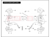 Harley-Davidson 2004 VRSC VRSCB V-ROD  - VRSCB HANDLEBAR SWITCHES