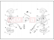 Harley-Davidson 2003 DYNA DYNA WIDE GLIDE  - FXDWG HANDLEBAR SWITCHES