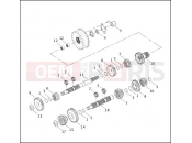 Harley-Davidson 2003 DYNA DYNA SUPER GLIDE T-SPORT  - FXDXT TRANSMISSION GEARS