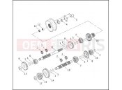 Harley-Davidson 2003 POLICE DYNA DEFENDER  - FXDP TRANSMISSION GEARS