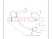 Harley-Davidson 2003 SIDECAR FLHT/I SIDECAR  - SIDECAR FOR FLHT/I HARNESS, BANK ANGLE SENSOR