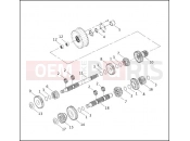 Harley-Davidson 2003 TOURING ELECTRA GLIDE STANDARD  - FLHT TRANSMISSION GEARS