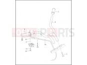 Harley-Davidson 2003 VRSC VRSCA V-ROD 98  - VRSCA 98 HANDLEBAR & THROTTLE CONTROL