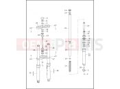 Harley-Davidson 2002 VRSC VRSCA V-ROD  - VRSCA FRONT FORK