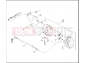 Harley-Davidson 2002 VRSC VRSCA V-ROD  - VRSCA HEADLAMP